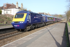 43 159 is heading towards Bath Spa on the 16th April 2013.