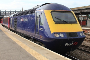 43 154 at Gloucester Station on the 17th June 2013